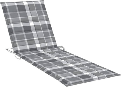 3065983 Double Lounger and Cushion Made of Impregnated Pine Wood, Outdoor Garden Lounger, Outdoor Garden Lounger for Outdoor Swimming Pool Lounger - QUORE