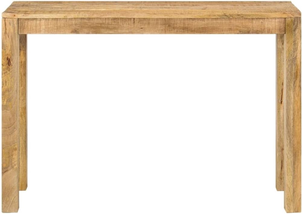 vidaXL Wall table 110x35x76cm raw mango wood