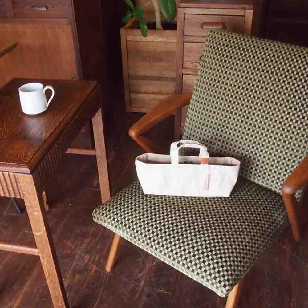 Cohana Canvas storage bag natural-green - 1pc