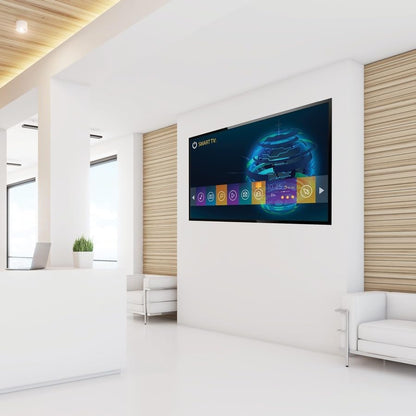 ⚘ TV muurbeugel (laag profiel, kantelbaar, diefstalbeveiliging, VESA-wandhouder, monitorhouder) zwart Wandbevestiging - multidirectioneel Écran 22-55 pouces zwart