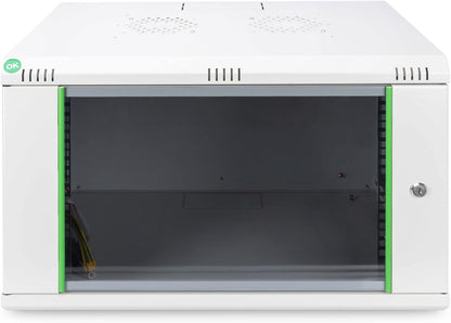 Netwerkkast – 19 Inch Rack – Serverkast – Patchkast – Server Rack – 7U Wandmontage, 450 Mm Diepte – Draagvermogen Tot 60 Kg