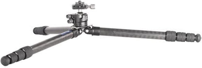 Carbon statief met kogelkop – Fotostatief – Camerastatief – Driepoot – Tripod – 10-Laags Carbon – Verstelbare Poten in 3 Hoeken