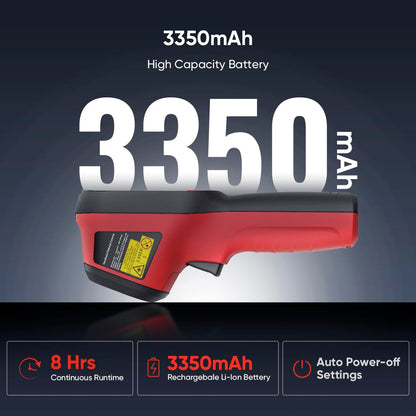 HIKMICRO Thermische Camera E01, SuperIR 240x240, 20 Hz vernieuwingsfrequentie, draagbare warmtebeeldcamera met laseraanwijzer, batterijduur van 8 uur, warmtebeeldcamera met bereik -4°F~752°F