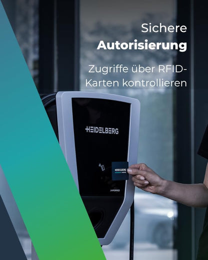 Wallbox Connect.Home laadstation voor elektrische auto, 11 kW met app en RFID, EV-oplader, Made in Germany, eenvoudige installatie, 11 kW