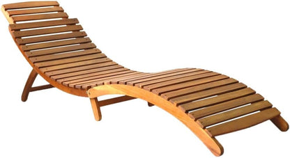 vidaXL Sunbeds 2 pcs with cushions solid acacia wood - QUORE