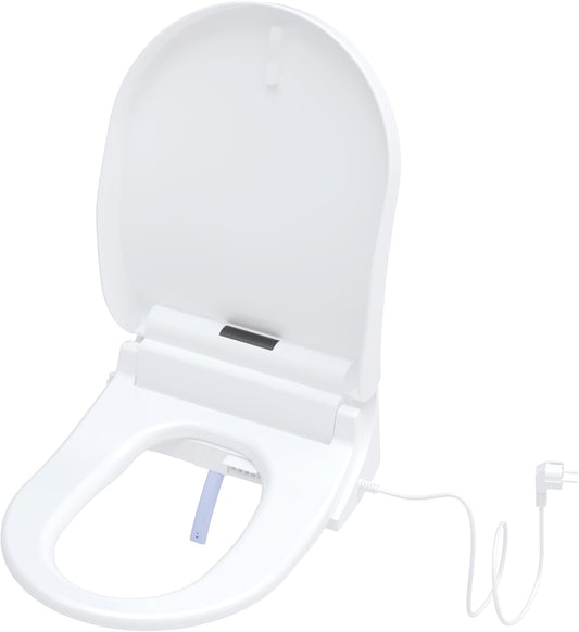 SFA - Saniseat – afneembare wc-bril voor toilet – voor en drogen – handdouche met dubbele sproeiers en ventilator voor warme lucht – automatische reiniging – compatibel met standaard toiletpotten