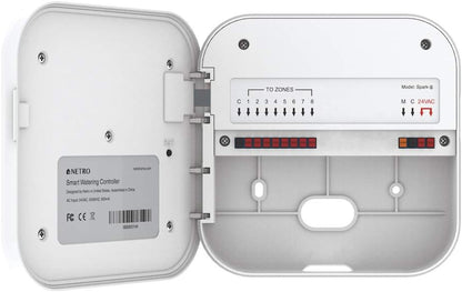 Netro Spark WiFi Smart irrigatieregelaar weersvoorspelling toegang op afstand (8 zones)