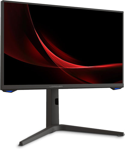 LC-POWER 25 Inch FHD Gaming Monitor, Computer Monitors Full HD (1920 x 1080), VA, 1ms, FreeSync & G-Sync Compatible, 2x HDMI & DisplayPort, sRGB 99%, 10Bit, VESA, Tilt Adjustable, Eye Care
