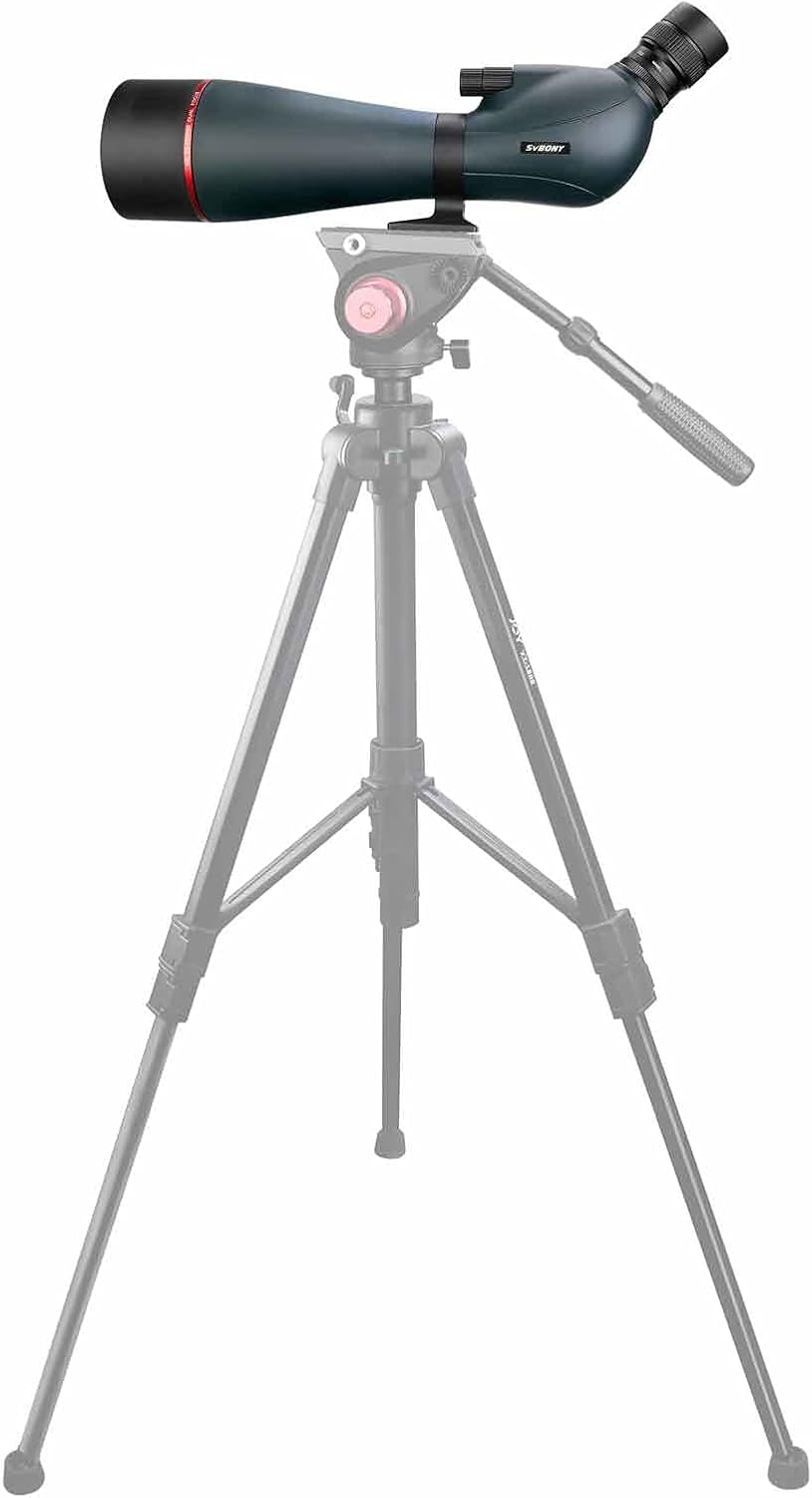 Svbony SV406 Spotting Scope Dubbele Focus 20-75x100, HD Waterdichte Mistbestendige Vogelspotkijker Scope voor Dieren In Het Wild, Landschap, Astronomie, Doelschieten