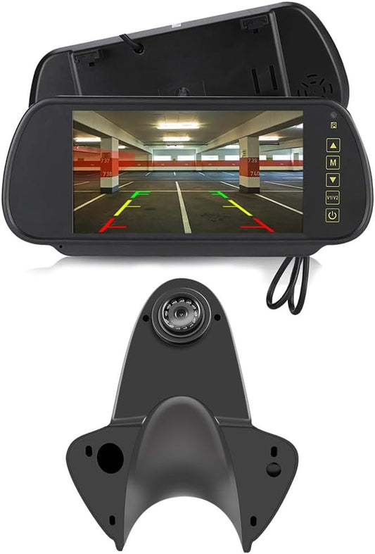 Auto achteruitrijcamera + 7 inch achteruitkijkspiegel, voor Mercedes Benz Sprinter B906 209 210 211 213 214 215 216 218 309 310 311 313 314 315 316 318 319 324 411 1 413 414, 415, 416, 418, 424, 510