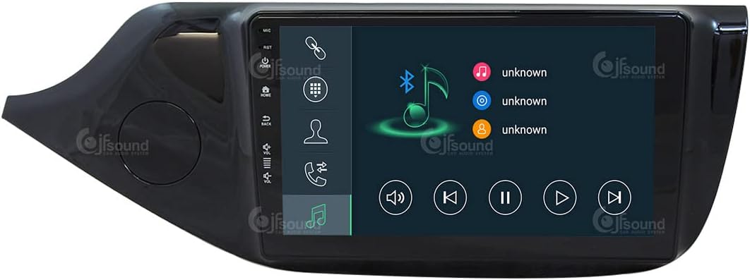 Specifieke autoradio voor Kia Ceed glanzend zwart van de 2012 met standaard camera Android GPS Bluetooth WiFi USB DAB+ Touchscreen 9" 8core Carplay AndroidAuto