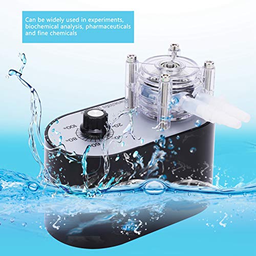 G928A Verstelbare Peristaltische Doseerpomp Vloeistofdoseerpomp met Adapter voor Aquarium Lab Analytische AC100-240V((EU Plug))