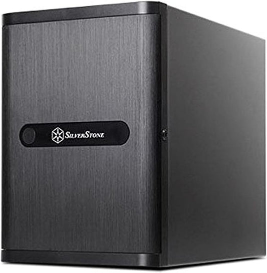 SilverStone 71062 SST-DS380 - Case Storage Mini-ITX computerbehuizing met voordeur, 8x 3,5" HDD hot-swap sleuven, zwart