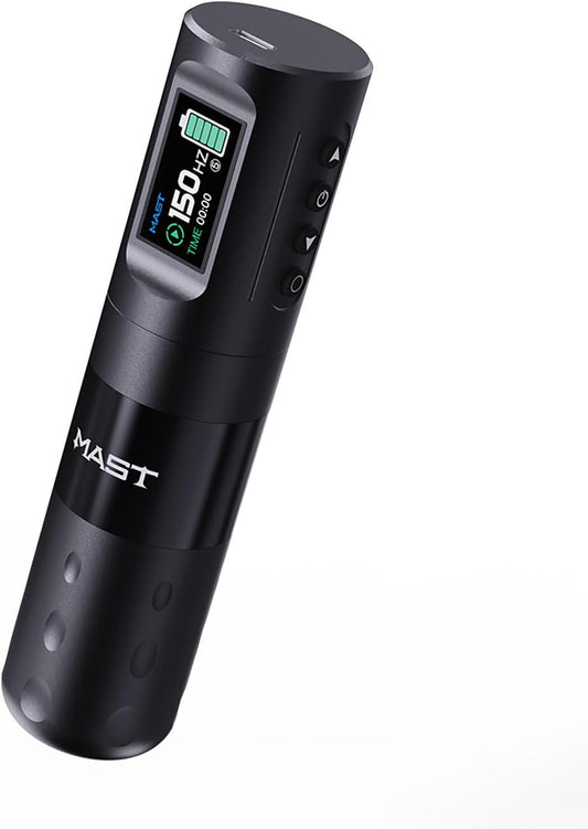 MAST TATTOO Penmachine Draadloze batterij LCD-scherm Roterende tattoo-machine (4,2 MM STROKE)