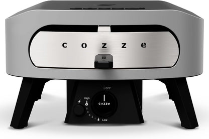 COZZE Mini pizzaoven gas 13 inch - compacte pizza oven gas outdoor (50 mbar) - tafel pizzaoven met regelaar voor kleine pizza's