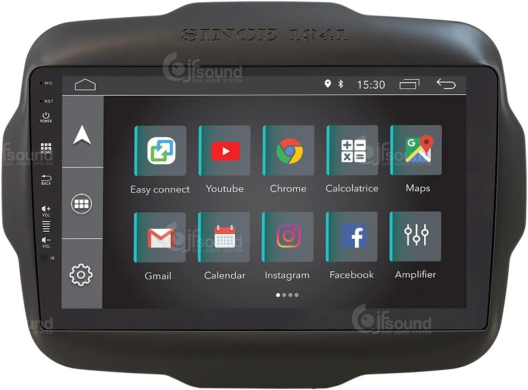 Autoradio Jeep Renegade – Inbouw Radio – Multimedia Systeem – Navigatie Systeem – Touchscreen Radio – 9-Inch Full-Touch HD – Android Met GPS & Bluetooth