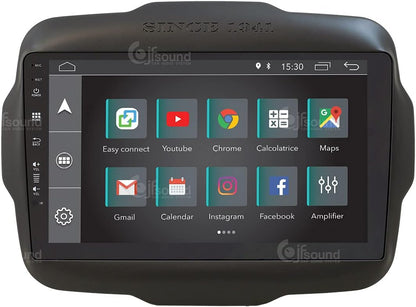 Autoradio Jeep Renegade – Inbouw Radio – Multimedia Systeem – Navigatie Systeem – Touchscreen Radio – 9-Inch Full-Touch HD – Android Met GPS & Bluetooth