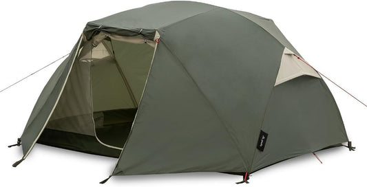 qeedo Light Birch M trekking tent, 3 persoons, kleine verpakkingsmaat (53 x 18 cm), licht (3,48 kg)