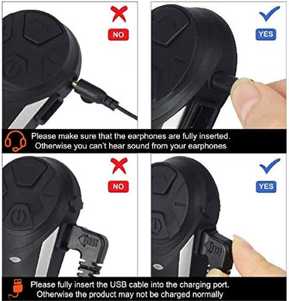 QSPORTPEAK motorfiets intercom BT-S3 helm Bluetooth headset intercom
