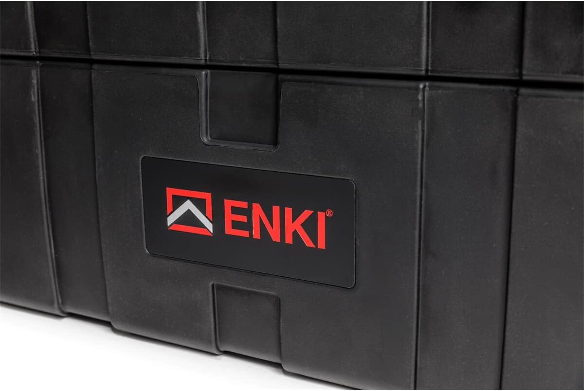 ENKI AMG-2 EXV Double Electric Gitaar Case 3e generatie, zwart, Flight Case