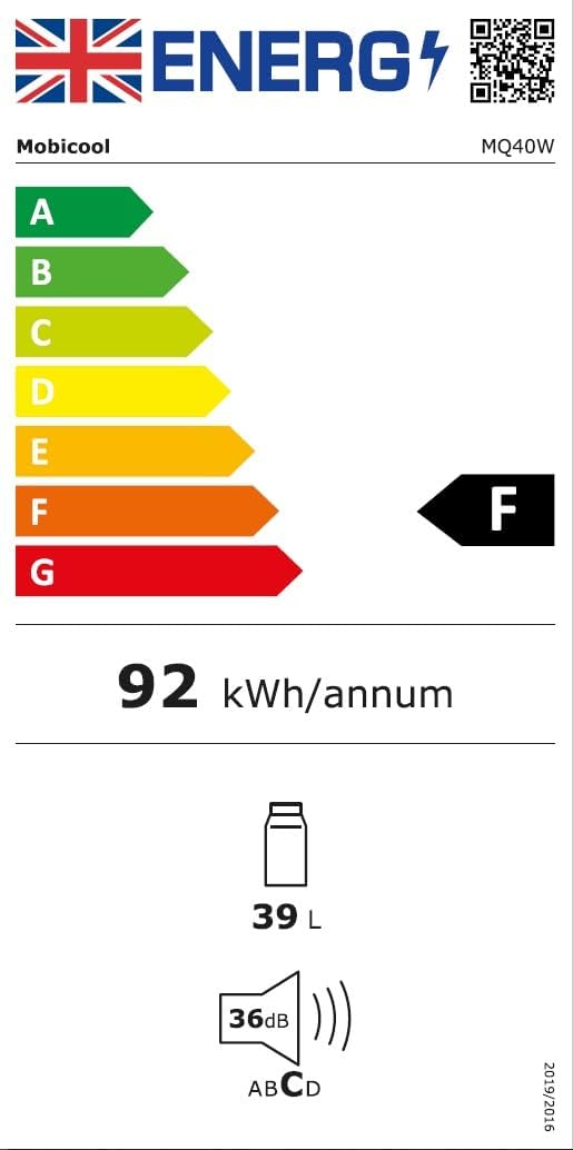 MOBICOOL MQ40W UK‑versie – elektrische koelbox 39L met wielen, AC/DC 12V & 230V – krachtige mobiele koeling voor auto, camper, boot, kamperen & reizen