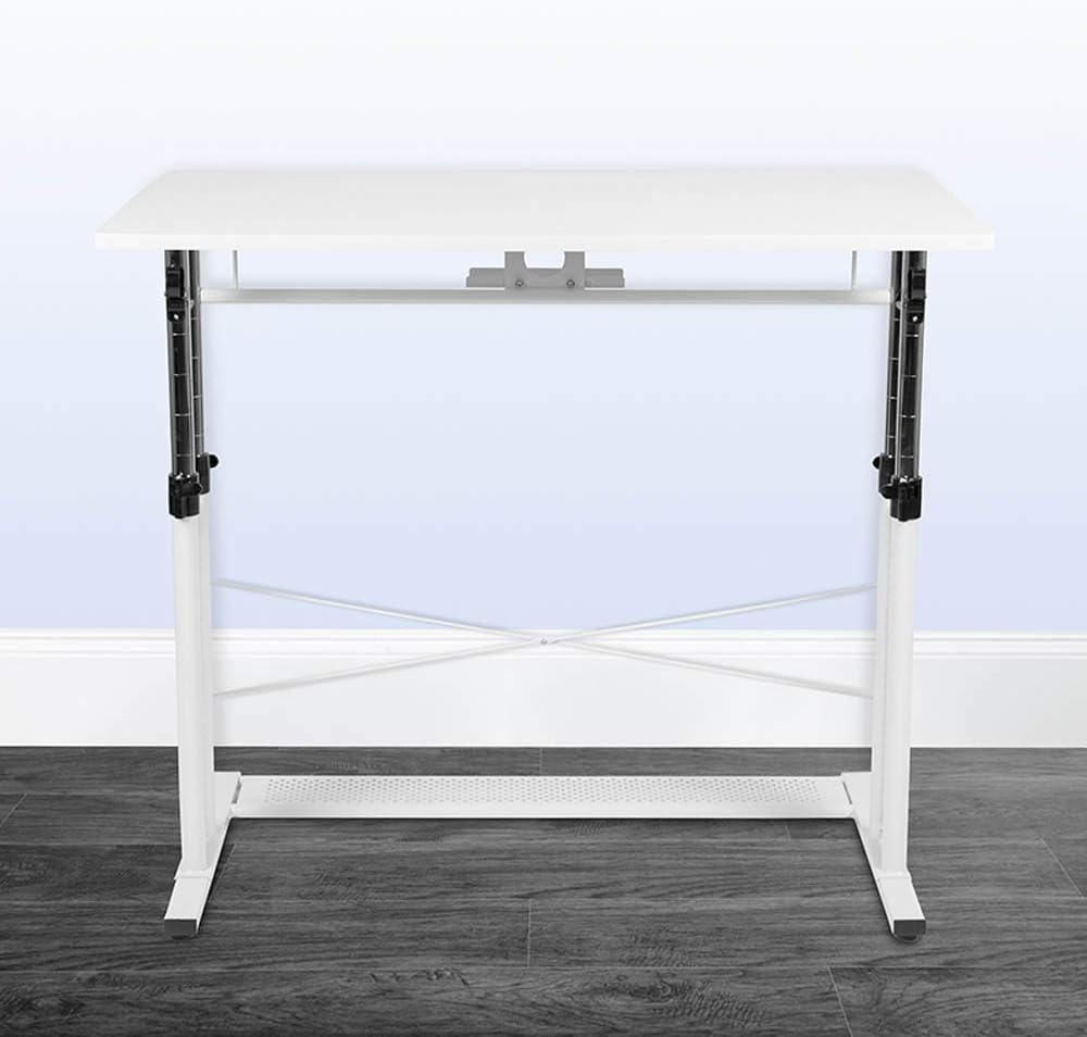 Flash Furniture Zit- en stabureaus, metaal, rustiek, 39,3' B x 23' D x 27'-35' H