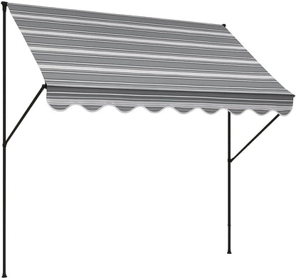 Angerer Klemluifel Dralon nr. 2800, grijs, 400 cm