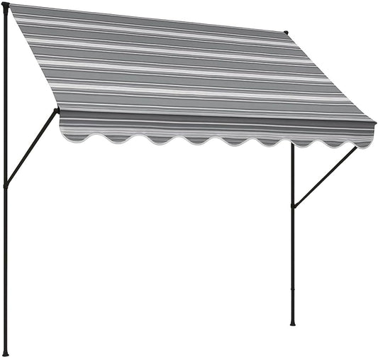 Angerer Klemluifel Dralon nr. 2800, grijs, 400 cm