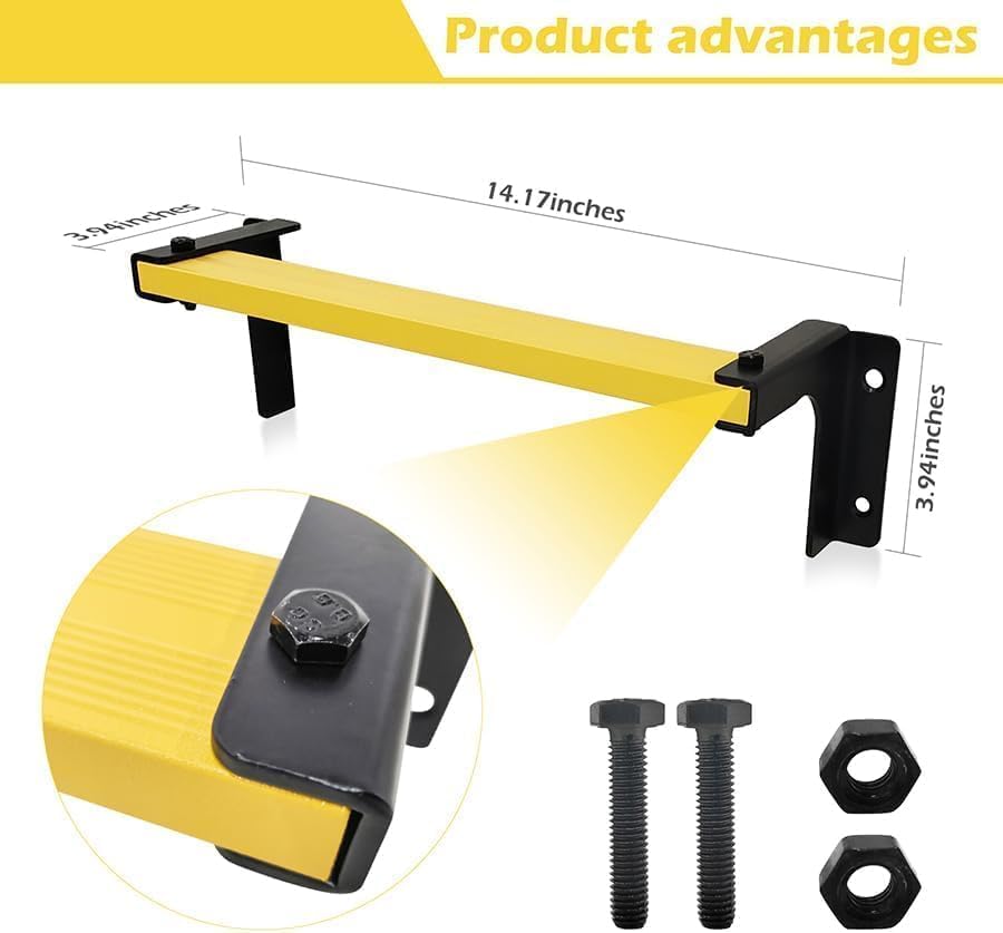ISOP Wandsporten | 10 Klimsporten | Antislipsporten voor brandtrap | Wandvaste ladder | Zware ladder voor huis | Roestvrij Roestvrij Brandveilig & Extra Stevig | Draaggewicht 213 kg