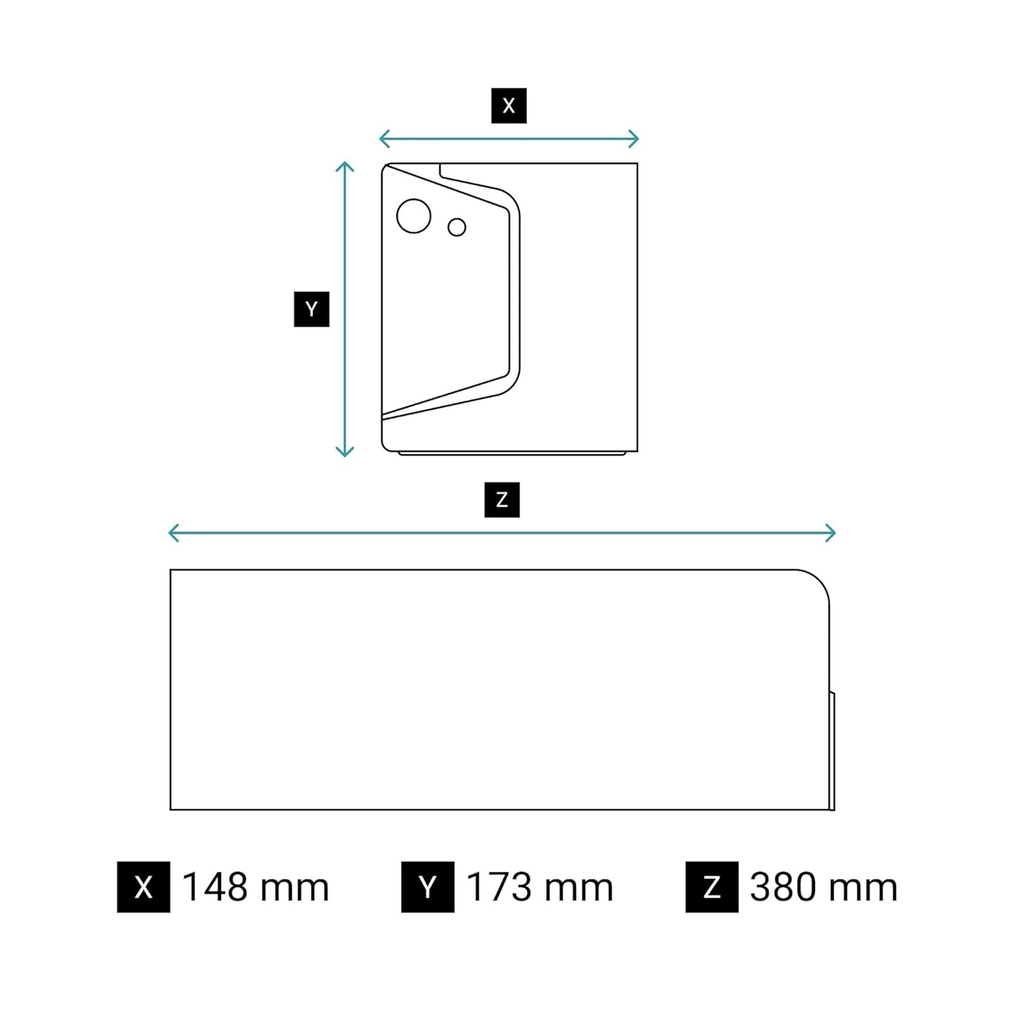 LEGRAND, Keor SP 310192 UPS met 2000 VA/1200 W - 6x IEC-stopcontacten - batterij 12V/9Ah, AVR, LED-monitoring, 310192