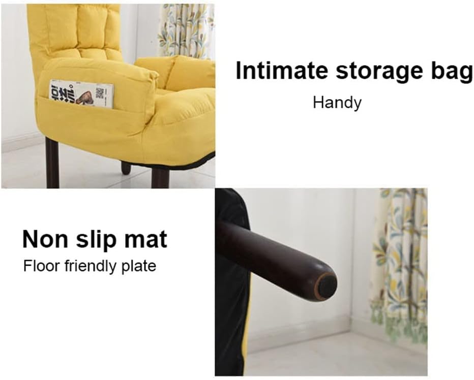 Armchair Chair,Home Computer Chair, Backrest, Modern Dormitory, Office Chair,Balcony Swivel Armchair Stool Folding Armchair Pedal Chair,Leisure Single Armchair