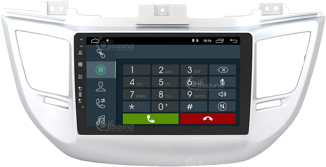 Autoradio Hyundai Tucson – Infotainmentsysteem – Multimedia Speler – Navigatie Systeem – Touchscreen Radio – Android 10 – 9 Inch Display – Bluetooth & WiFi