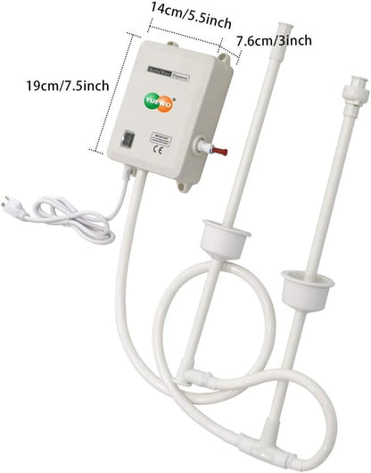 YUEWO Flessenwaterdispenser Pompsysteem Waterdoseersysteem 20 Feet 220V AC EU Stekker Met één Inlaat Compatibel Gebruik Met Koffie- / Theemachines, Waterdispensers, Ijsmachines, Koelkasten