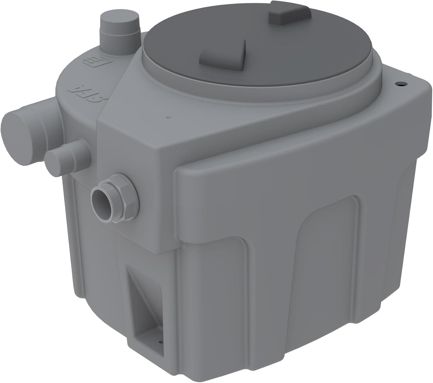Hefstation voor grijswater en regenwater – Opvoerstation – Pompstation – Afvoerstation – Ingraafbare pompinstallatie – 4 ingangen – Automatische vlotter