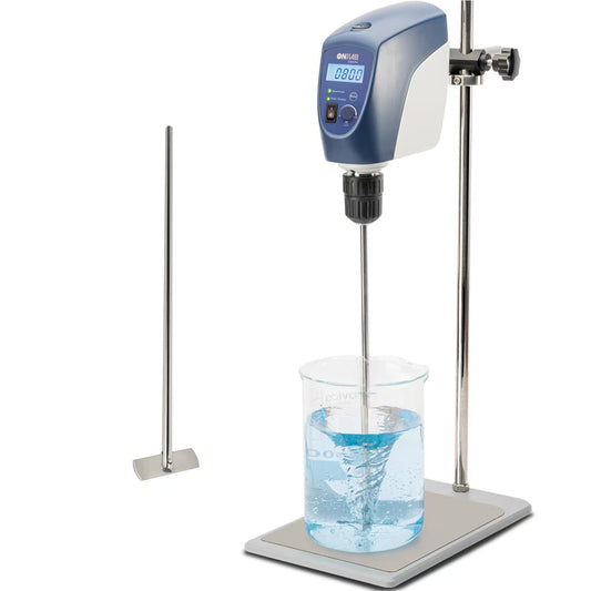 Elektrische Overhead Roerder – Overhead Roermixer – Laboratoriumroerder – Labroerder – Roerapparaat – Digitale Snelheidsregeling – 20L Capaciteit