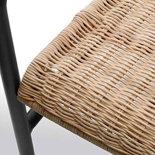 Rotan Fauteuil – Rieten Stoel – Zithoekstoel – Lounge Stoel – Binnenfauteuil – Duurzaam & Lichtgewicht – Eenvoudig Te Onderhouden