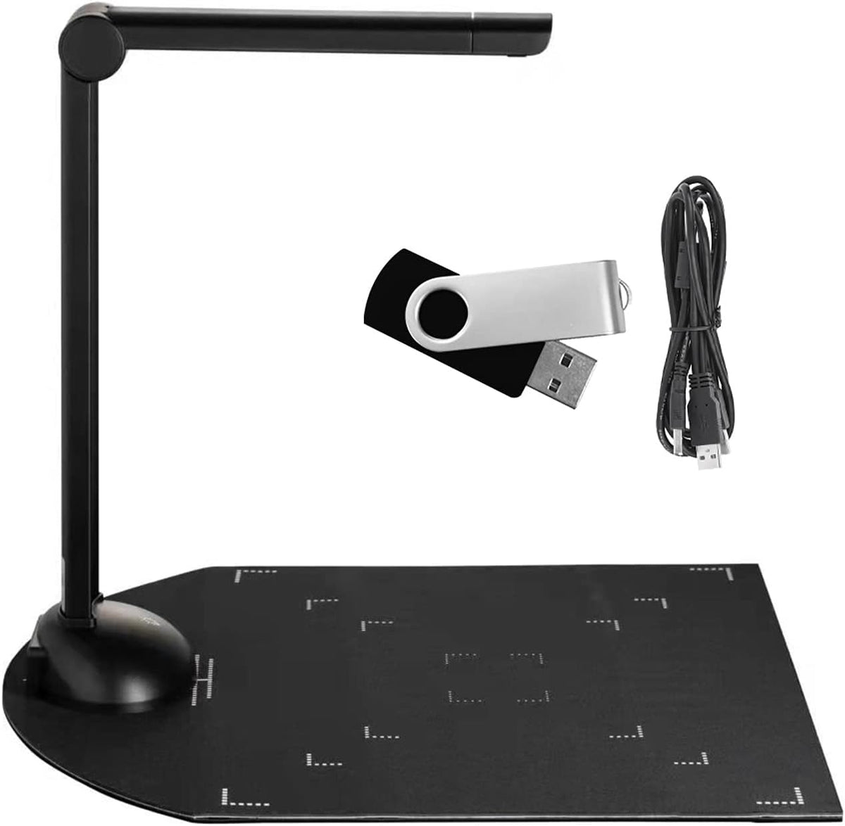 Slimme Draagbare Documentscanner USB-boek met OCR Automatisch Afvlakken van Scheefstand Scanformaat A3-scannen Digitalisering Camera's van Boeken Gebruikt voor Dossierrekening