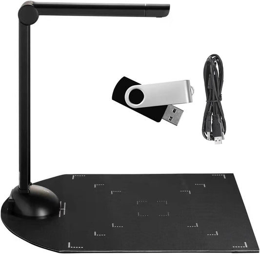 Slimme Draagbare Documentscanner USB-boek met OCR Automatisch Afvlakken van Scheefstand Scanformaat A3-scannen Digitalisering Camera's van Boeken Gebruikt voor Dossierrekening