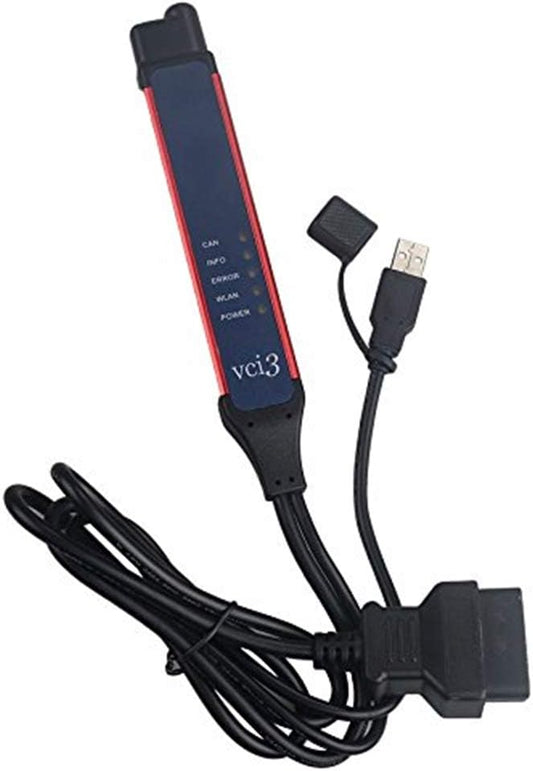 Diagnoseadapter Scania – VCI3 Scanner – Truck Diagnosetool – Wifi Diagnose Interface – Multilingual Software – Draadloos Wifi – IP67 Aluminium Behuizing