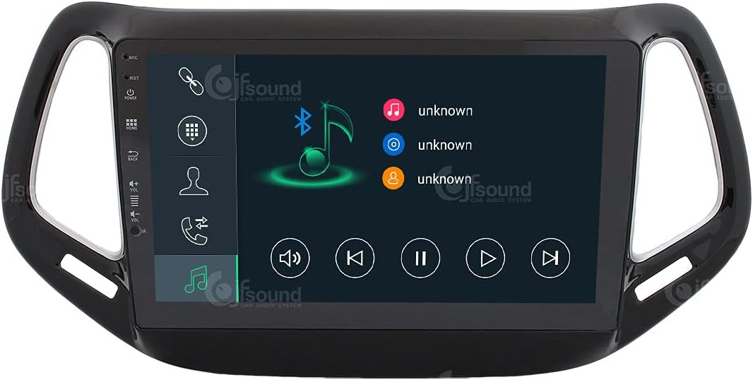 Autoradio Jeep Compass – Navigatiesysteem – Multimedia Speler – Inbouw Radio – Bluetooth Radio – 10 Inch Touchscreen – 8-Core Processor – Android Auto & CarPlay