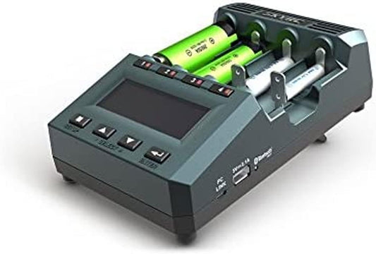 Oplader Batterijoplader Acculader Batterijlader Acculader Met Display – Compact Ontwerp – Veilig En Snel Opladen