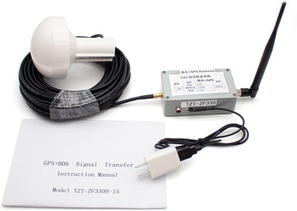 Toplionace Indoor GPS Signaal Repeater Versterker Transfer L1 BD2 Volledige Kit met 15m Paddestoel Ontvangende Antenne
