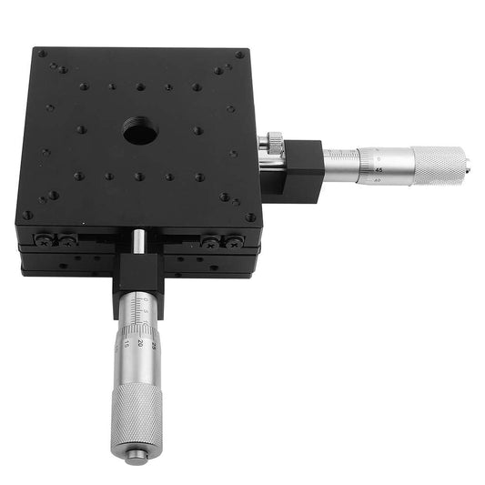 Trimmen Platform, XY Lineair Stadium SEMY100-AC Micrometer Handmatige Dia Tafel Trimmen Platform Roller Stadia 100 * 100 * 40mm
