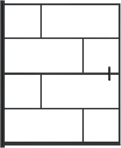 Douchecabine – Douchewand – Douchecabine Veiligheidsglas – Douche Unit – Douchebak – 116 x 140 cm – Gehard ESG Glas Zwart