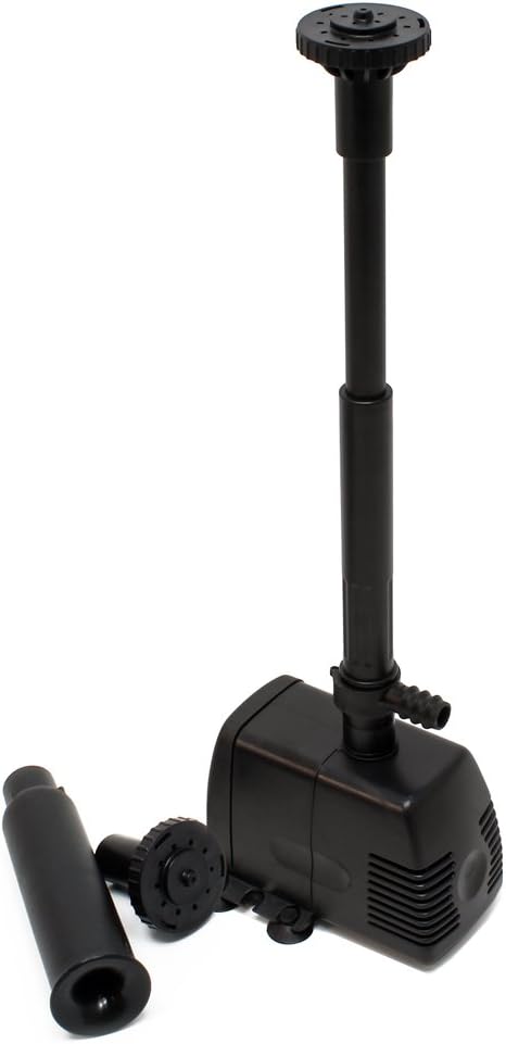 Filterset van bio-vijverfilter 90.000l, UVC-vijverzuiveraar 18W, pomp 80W en fonteinpomp