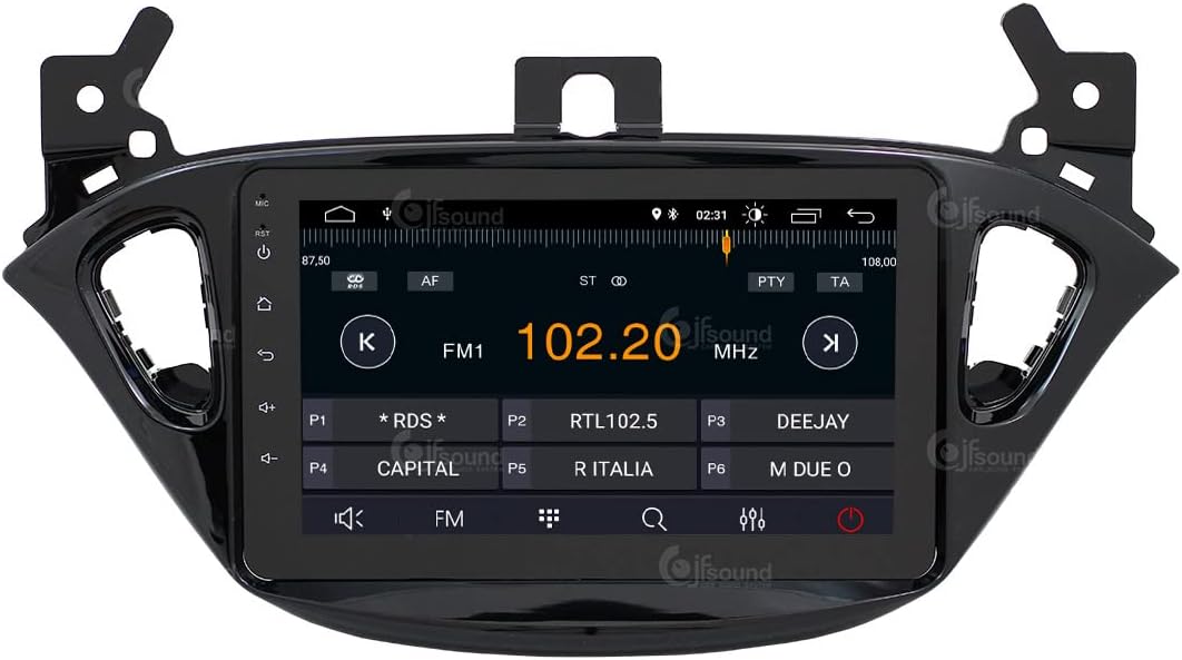 Autoradio Opel Corsa E – Multimedia Speler – Navigatiesysteem – Touchscreen Radio – Smart Car Audio – 8 Inch Full Touch – Android 10 Met GPS & Bluetooth
