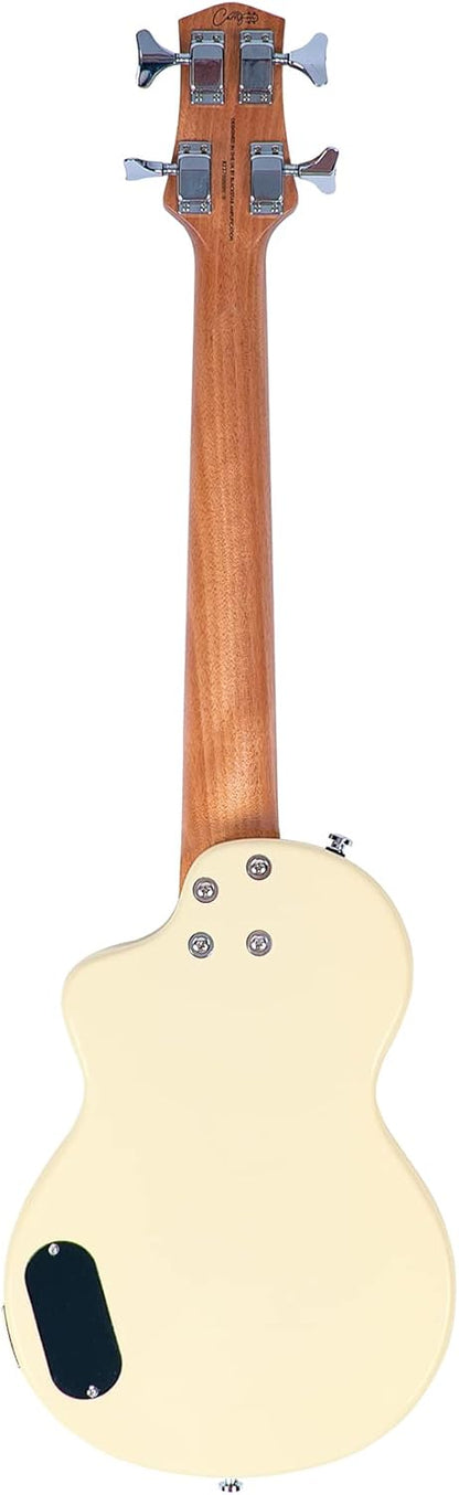 Carry-on By Blackstar Mini Elektrische Basgitaar Vintage Wit Perfect voor Kinderen en Volwassenen, Beginners en Reizen