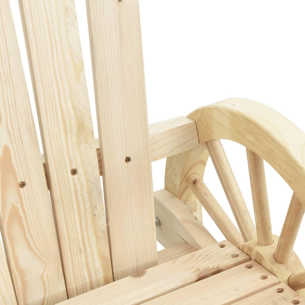 vidaXL Rocking chair Adirondack solid spruce wood, garden chair, garden rocking chair, patio chair, garden chair adirondack, garden chair, lounge chair garden