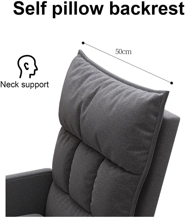 Armchair Chair,Armchair Chair Stool Modern Upholstered Lounge Chair, Casual Chair Footstool, Featured Armchair, Family Office, Living Room, Bedroom Leisure Chair
