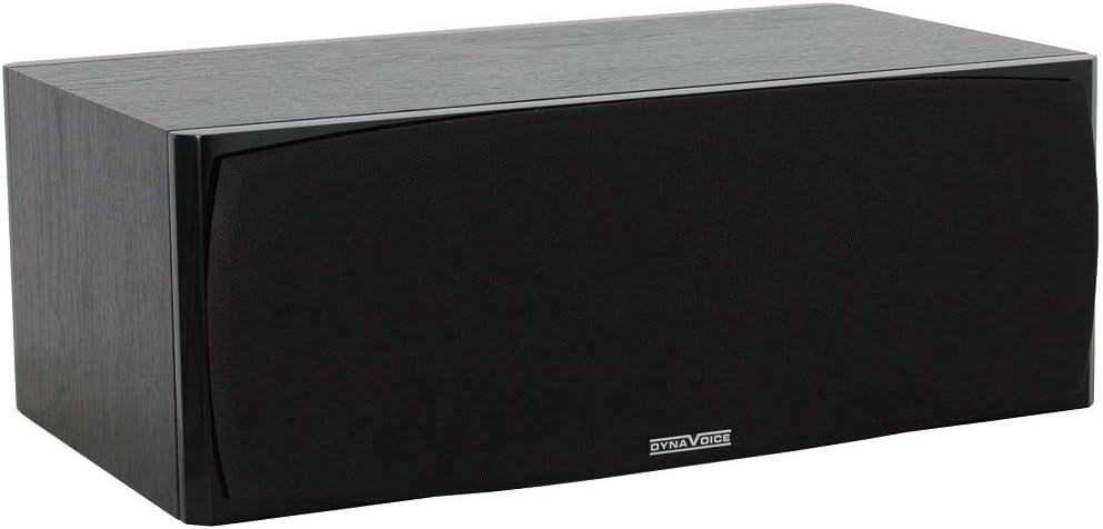 Dynavoice Definition DC-5 Center Luidspreker 3-Weg Home Cinema | 125W RMS | 36-32000 Hz | Hoogglans Zwart Front, Mat Zwart Behuizing, Afneembare Zwarte Stoffen Grille | GEEN Bluetooth